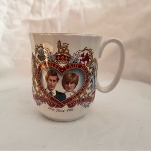Lady Diana and Prince Charles Commemorative Wedding Tea Cup- Duchess Bone China